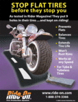 Ride-On TPS Tire Sealant Motorcycle Poster