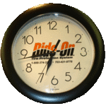 Ride-On Tire Sealant Wall Clock
