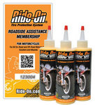 Ride-On Tire Sealant for Motorcycles w/ RSA - Kit